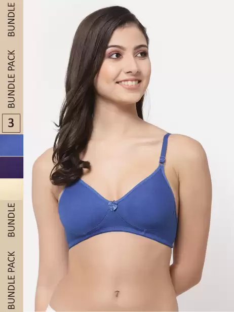 Pack Of 3 Cotton T-Shirt Bra - image 4