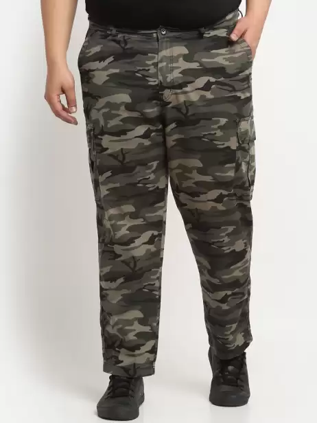 Men Cotton Cargo Trousers - image 4