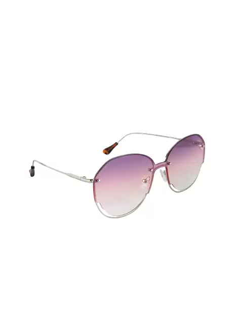 Women Round Sunglasses with Polarised Lens - image 4