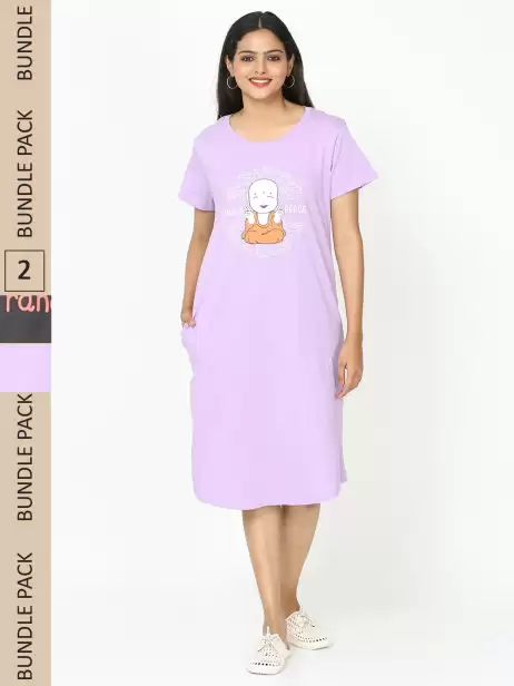 Printed Nightdress - image 4