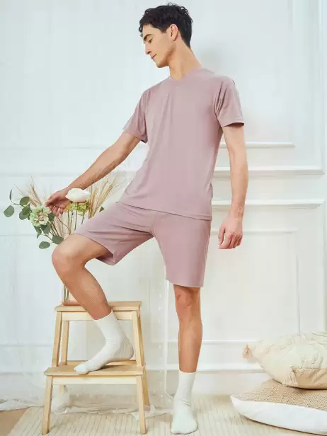 Men V-Neck Night Suit - image 4