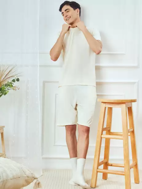 Men V-Neck Night Suit - image 4