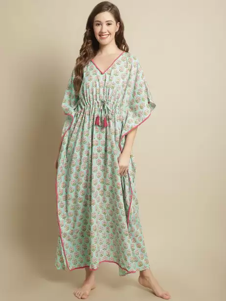 Printed Pure Cotton Nightdress - image 4