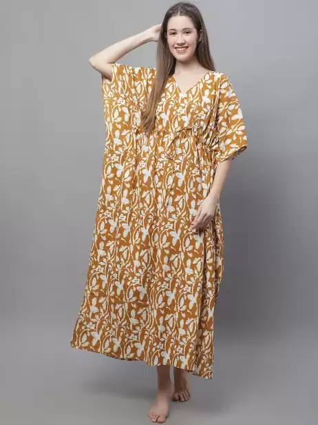 Printed Pure Cotton Nightdress - image 4