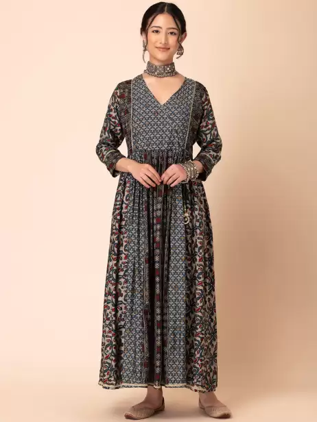 Ethnic Printed Maxi Dress - image 4