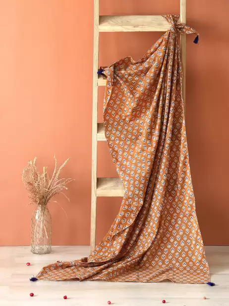 Women Printed Cotton Scarf - image 4