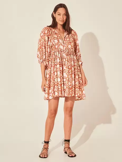 Printed Fit & Flare Dress - image 4