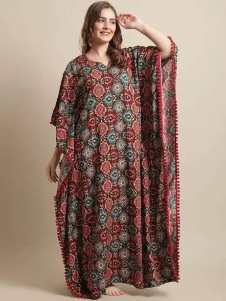 Print Pure Cotton Nightdress - image 4