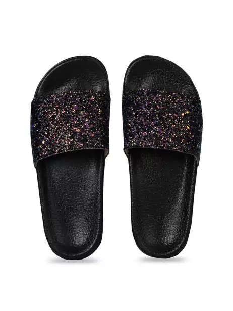 Women Embellished Sliders - image 4