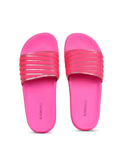 Women Striped Sliders - image 4