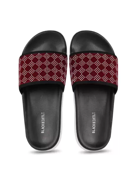 Women Embellished Sliders - image 4