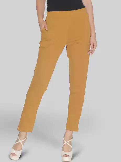Women Knitted Casual Trousers - image 4