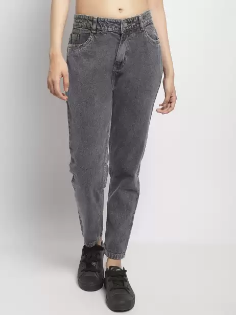 Women Smart Mom Fit Jeans - image 4