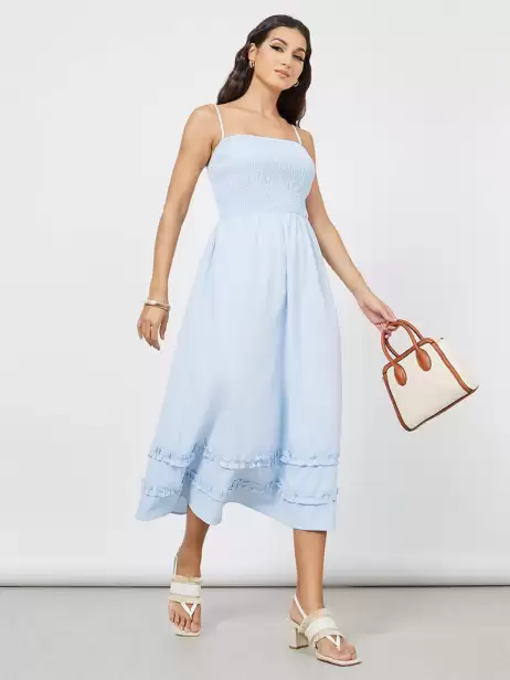 Fit & Flare Midi Dress - image 4