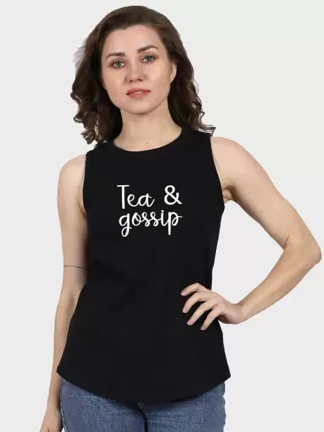 Women Typography Printed Raw Edge T-shirt - image 4