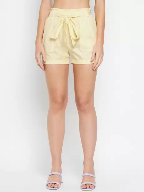 Women Mid Rise Cotton Shorts - image 4
