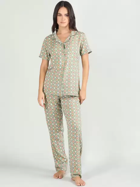 Women Floral Print Night suit - image 4