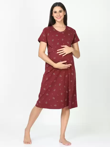 Printed Nightdress - image 4