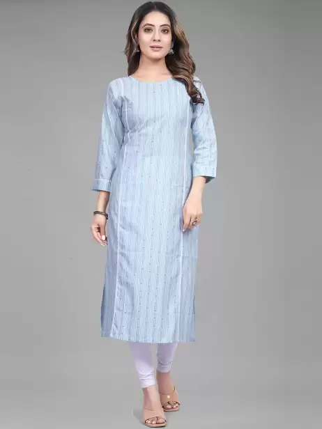Women Striped Kurta - image 4