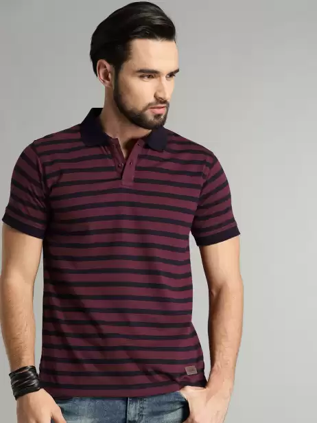 Time Travlr Polo Collar T-shirt - image 4