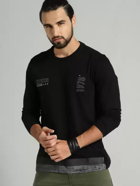 Printed Round Neck T-shirt - image 4