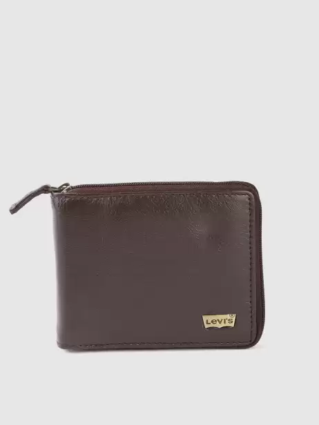 Men Textured Zip Around Wallet - image 4