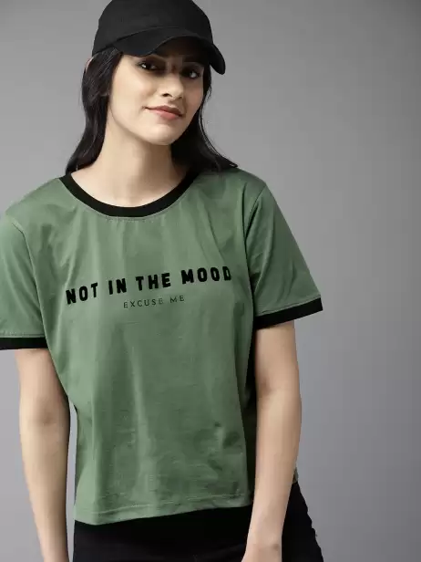 Printed Cotton Pure Cotton T-shirt - image 4