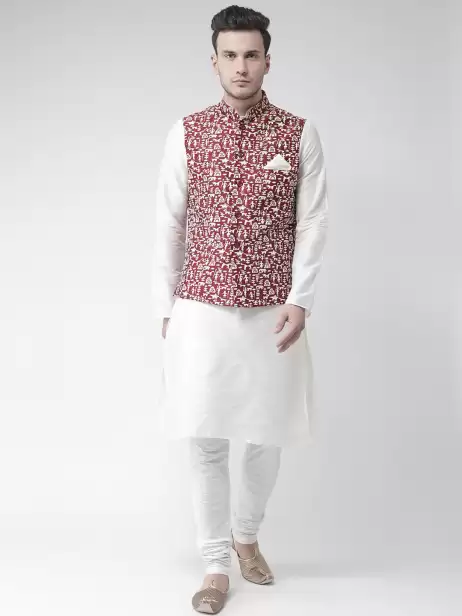 Men Solid Kurta Set - image 4