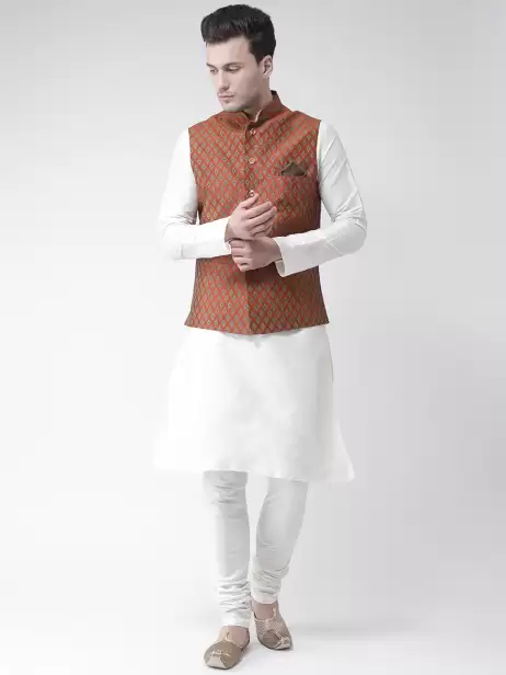 Men Solid Kurta Set - image 4