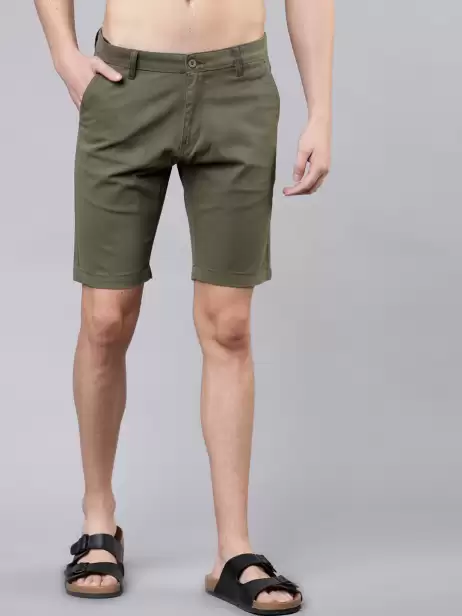 Men Slim Fit Chino Shorts - image 4