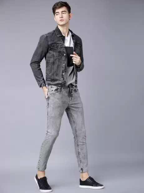 Men Tapered Fit Jeans - image 4