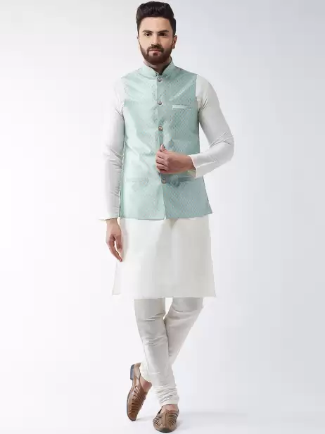 Men Kurta Set & Nehru Jacket - image 4