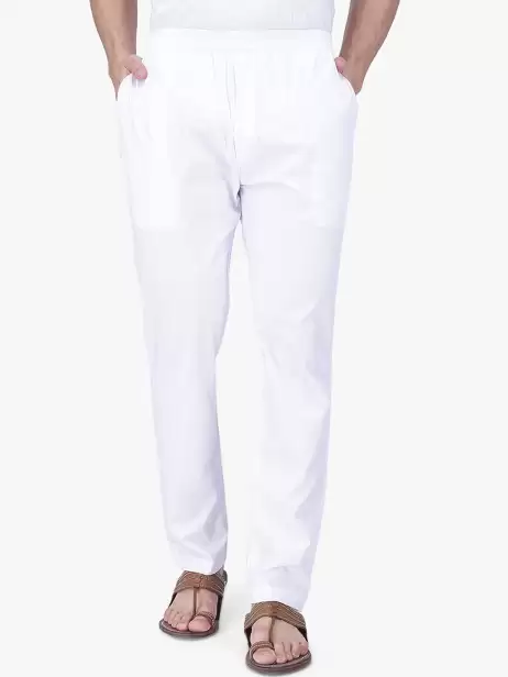 Men Solid Narrow Cut Pyjamas - image 5