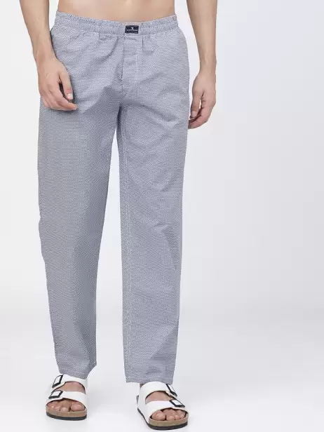 Men Checked Cotton Lounge Pants - image 4
