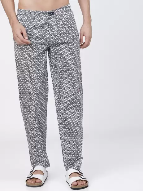 Men Printed Cotton Lounge Pants - image 4
