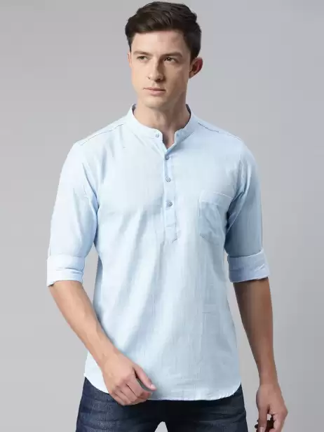 Men Cotton Short Kurta - image 4