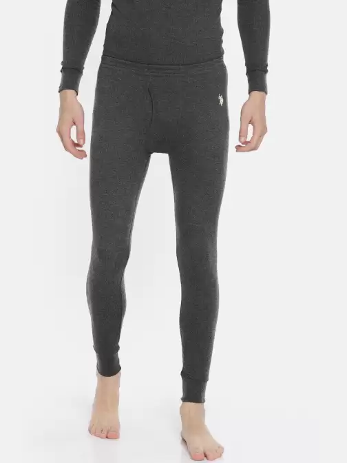 Men Solid Thermal Bottoms - image 5