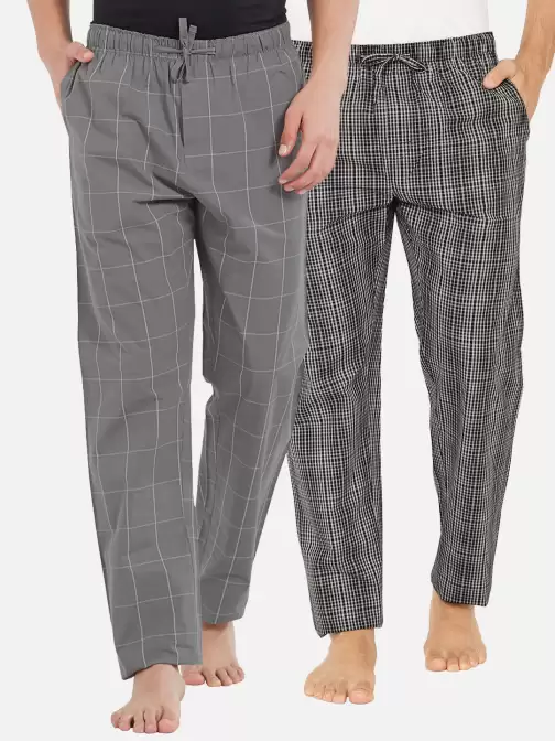 Men Pack Of 2 Super Combed Cotton Lounge Pants - image 5