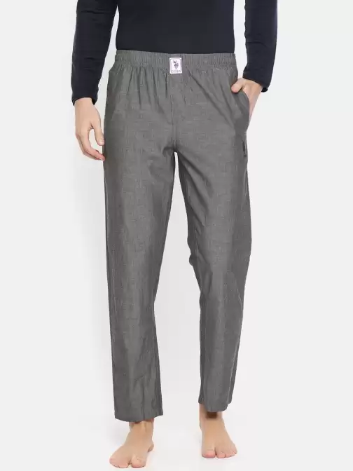 Men Solid Lounge Pants - image 5