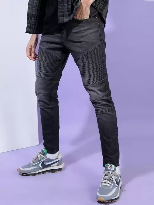 Men Tapered Fit Jeans - image 5