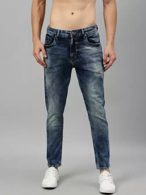 Men Slim Tapered Fit Jeans - image 5