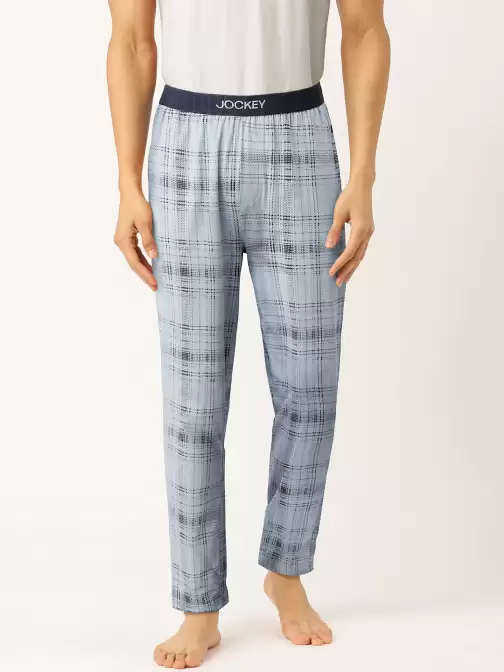 Men Checked Lounge Pants - image 5