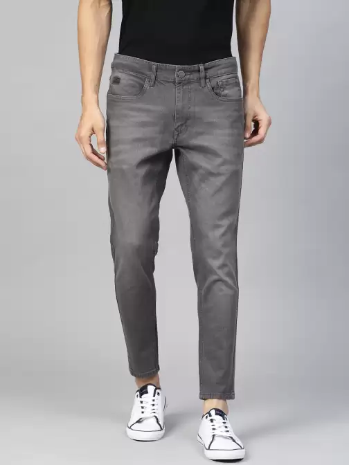 Men Skinny Fit Cropped Jeans - image 5