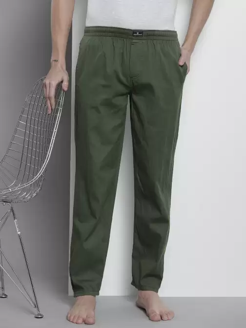 Men Solid Lounge Pants - image 5
