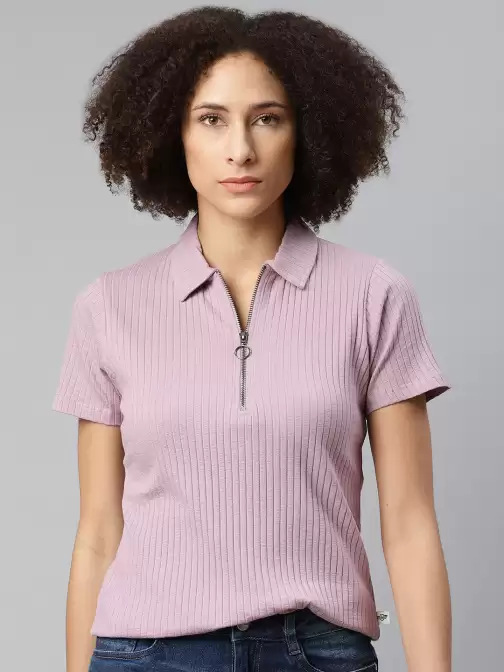 Women Ribbed T-Shirt - image 5