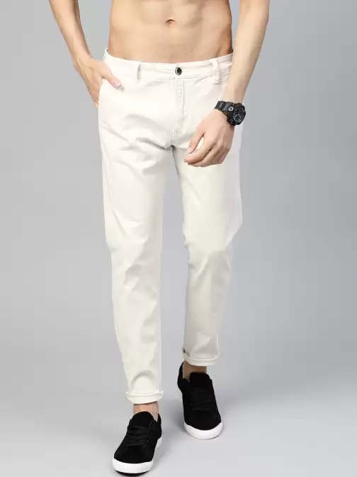 Men Slim Fit Chinos Trousers - image 5