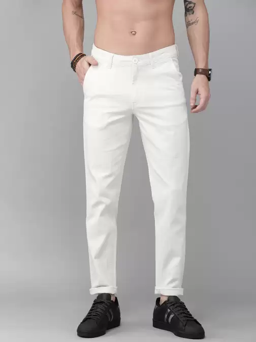 Men Regular Fit Regular Trousers - image 5