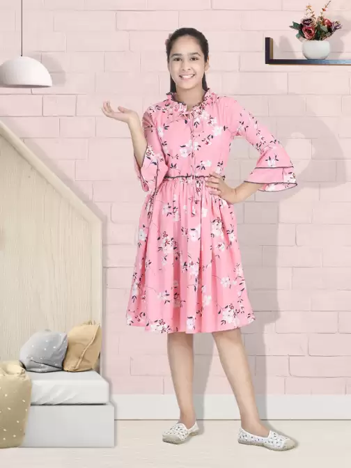 Girls Printed Dress - image 5