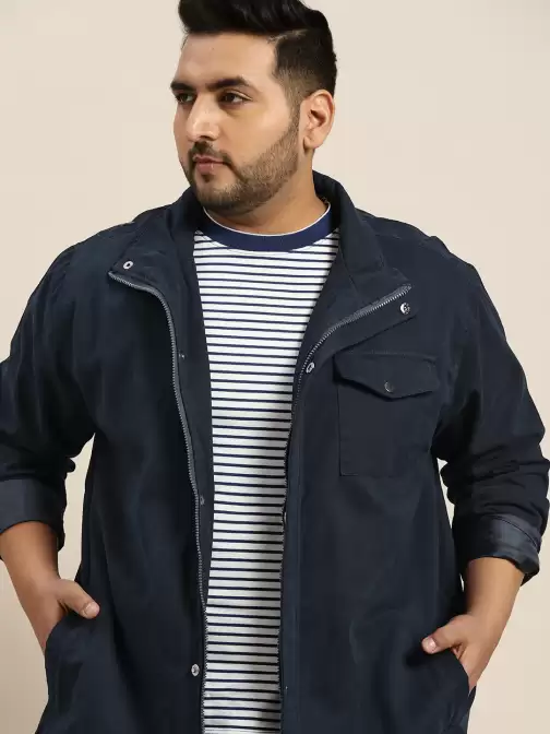 Men Plus Size Tailored Jacket - image 5