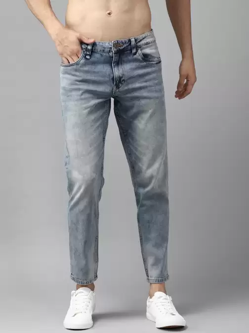 Men Carrot Fit Jeans - image 5